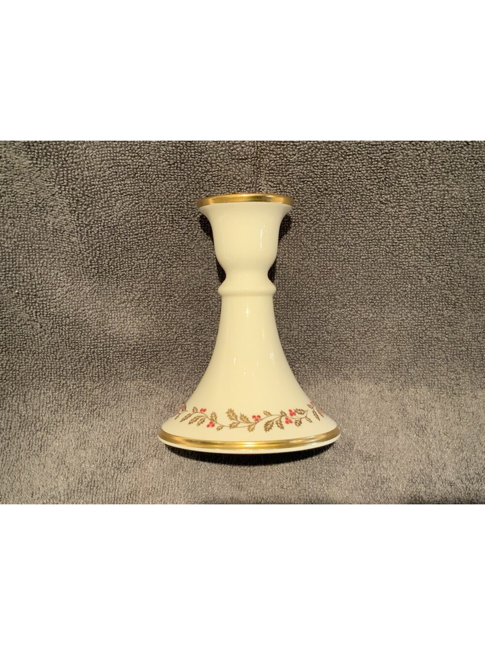 Lenox Dimension Collection Eternal Christmas Candlestick Holder 4.5”H